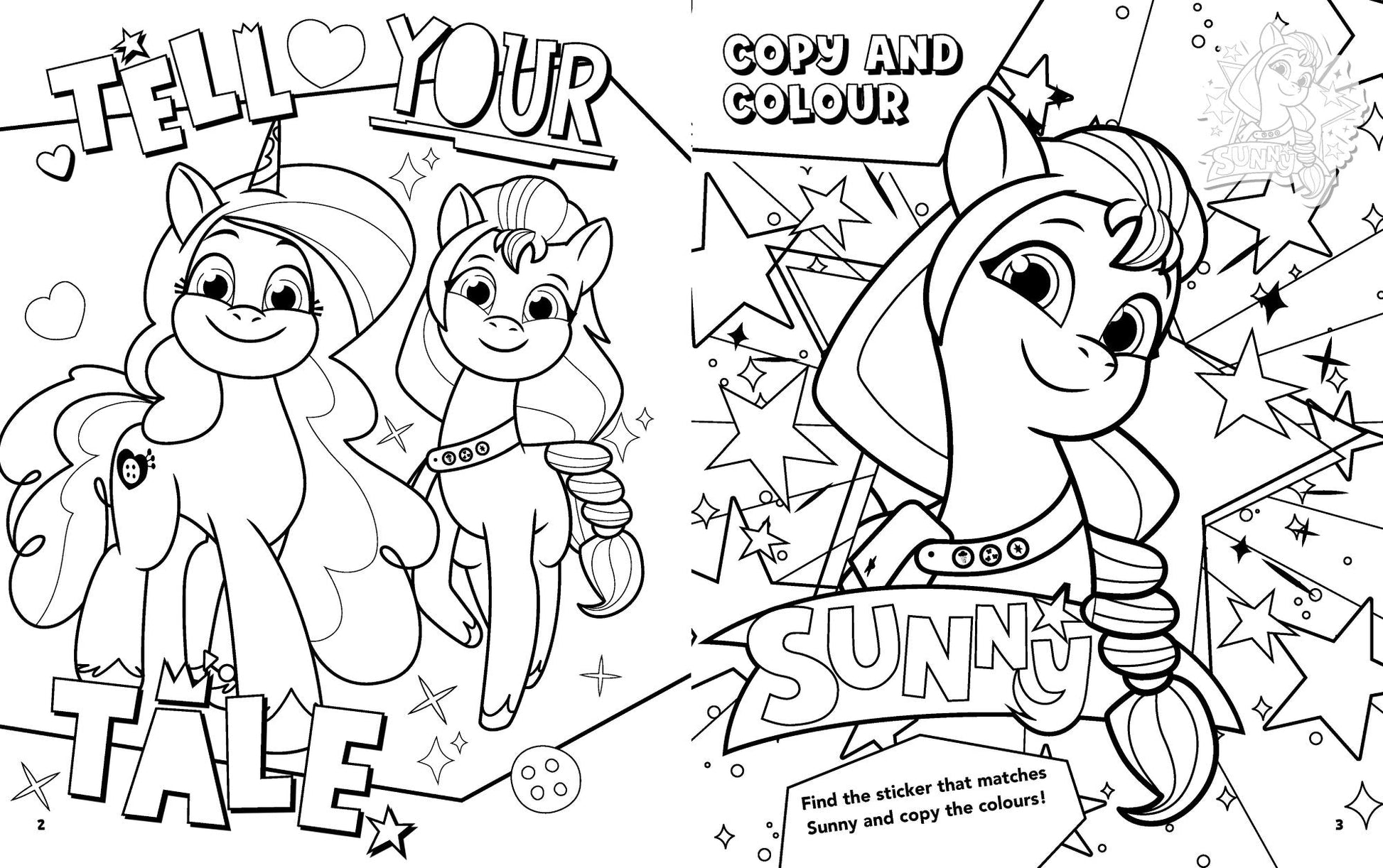 My Little Pony - Ultimate Sticker Book - Tell Your Tale — inside page 1