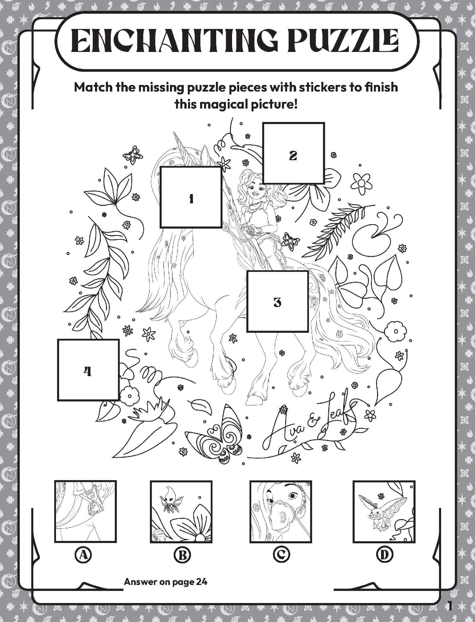 Unicorn Academy - Ultimate Sticker Fun — inside page 2