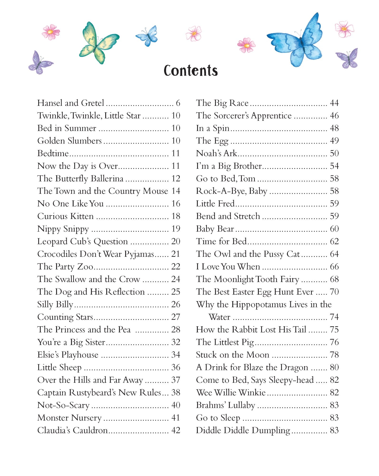 A Treasury of Bedtime Stories Vol. 3 — inside page 2