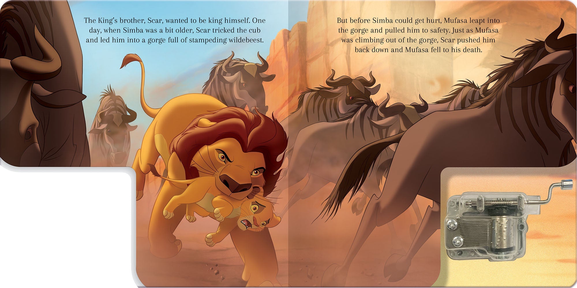 Disney The Lion King - Wind-Up Music Box Book — inside page 2
