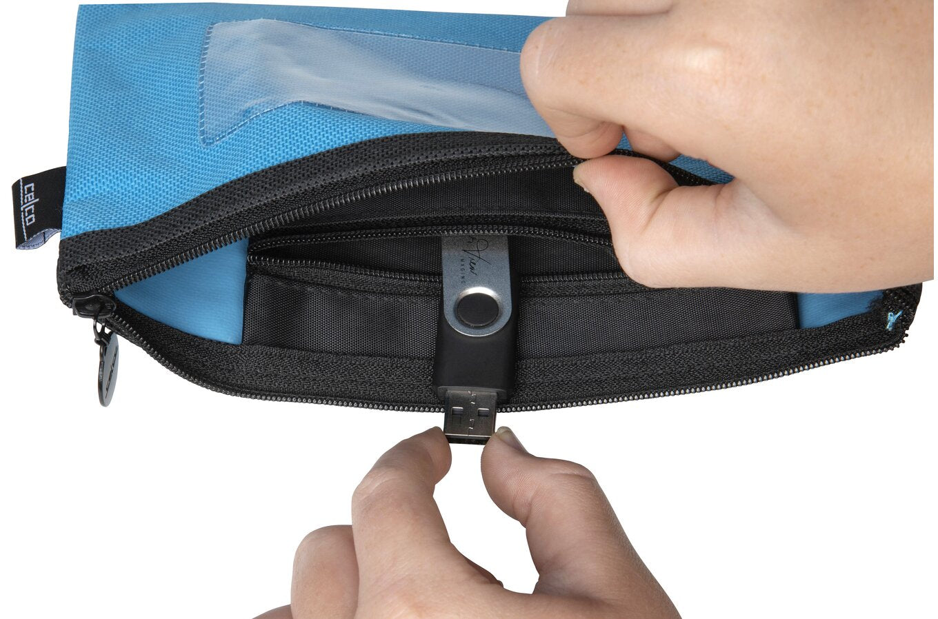 Celco Pencil Case - 204 x 123mm, Marine Blue (Pack of 10)