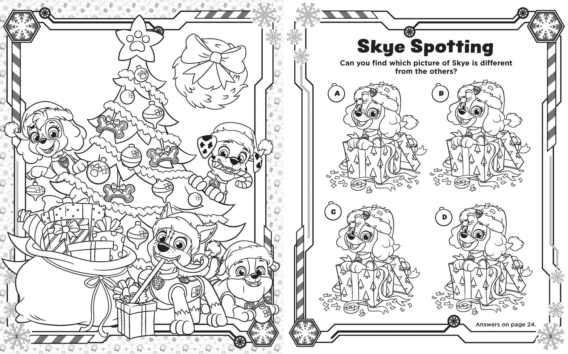 PAW Patrol - Festive Fun Pack — inside page 4