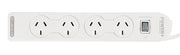 Italplast 4 Outlet Powerboard with Master Switch