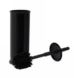 Compass Toilet Brush and Holder - Black