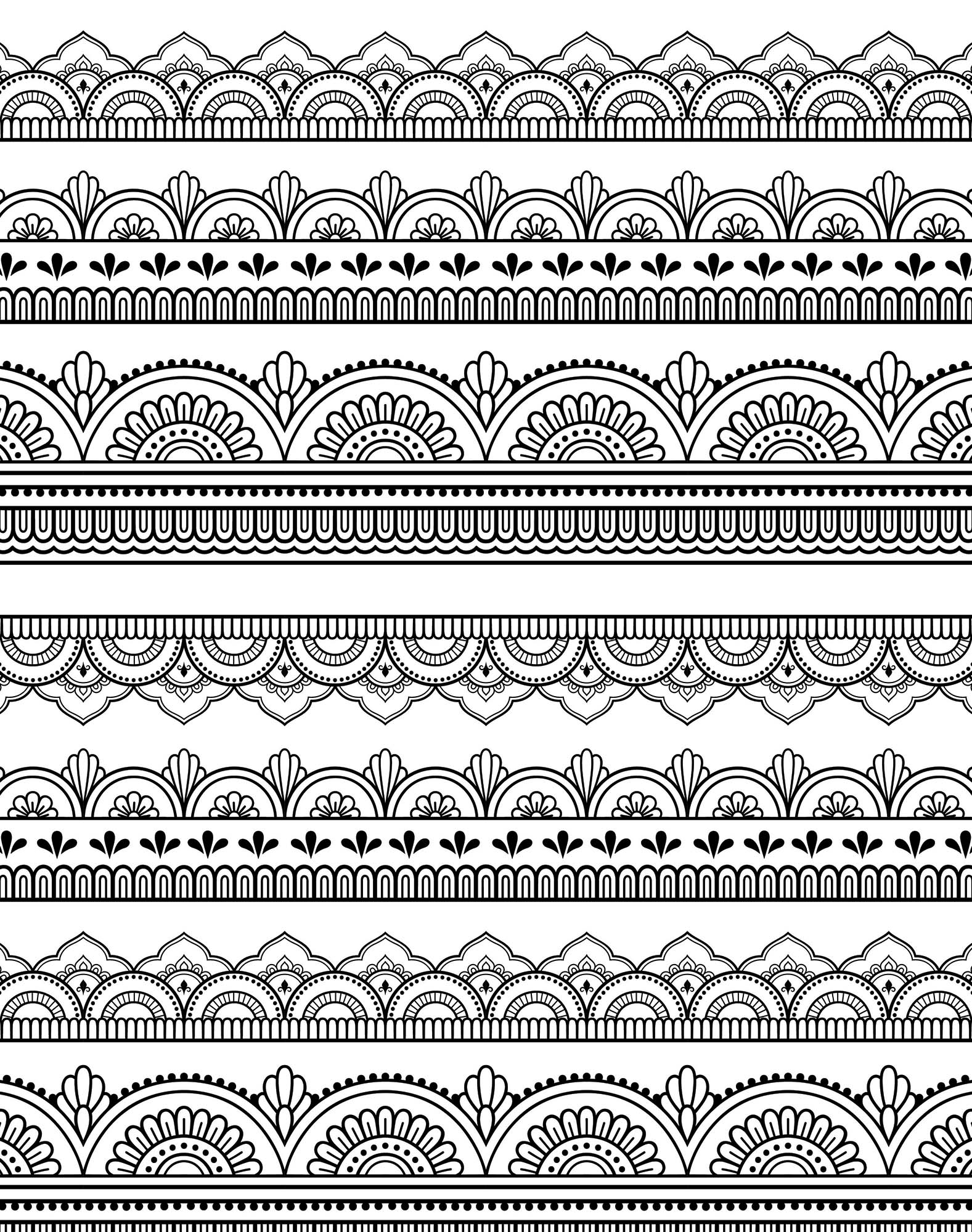 Mindful Poster Art - Henna — inside page 1