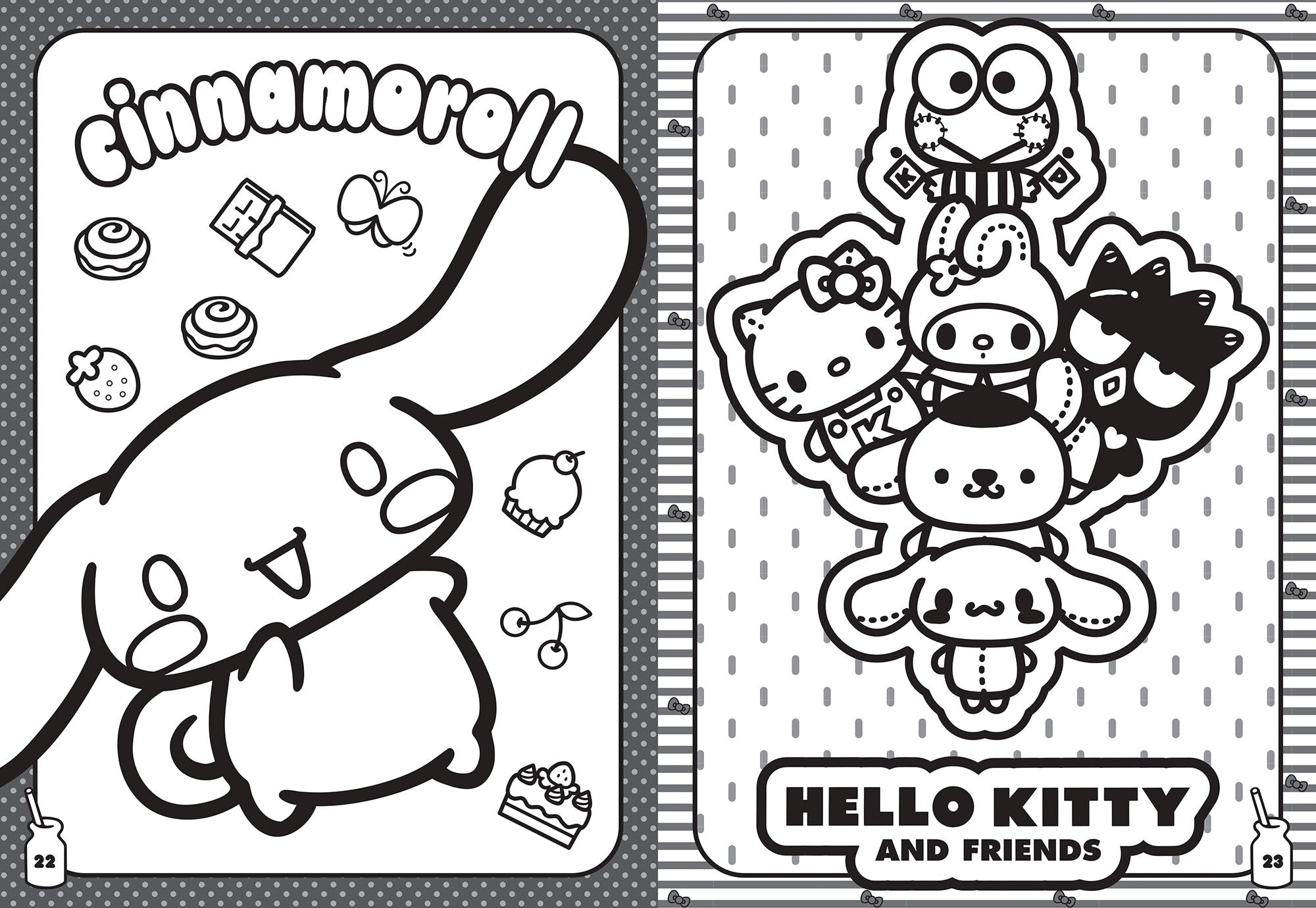 Hello Kitty and Friends - 32pp Colouring Book — inside page 2