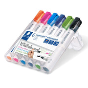 Staedtler Lumocolor 351 Whiteboard Markers - Bullet 2mm: Brights (Pack of 6)