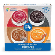 Animal Answer Buzzers - Set of 4