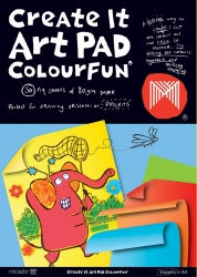 Micador Art Pads - A4 5 Bright Col 30 Sht