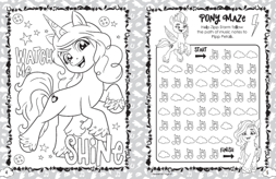 My Little Pony Mega Colouring Book — inside page 1