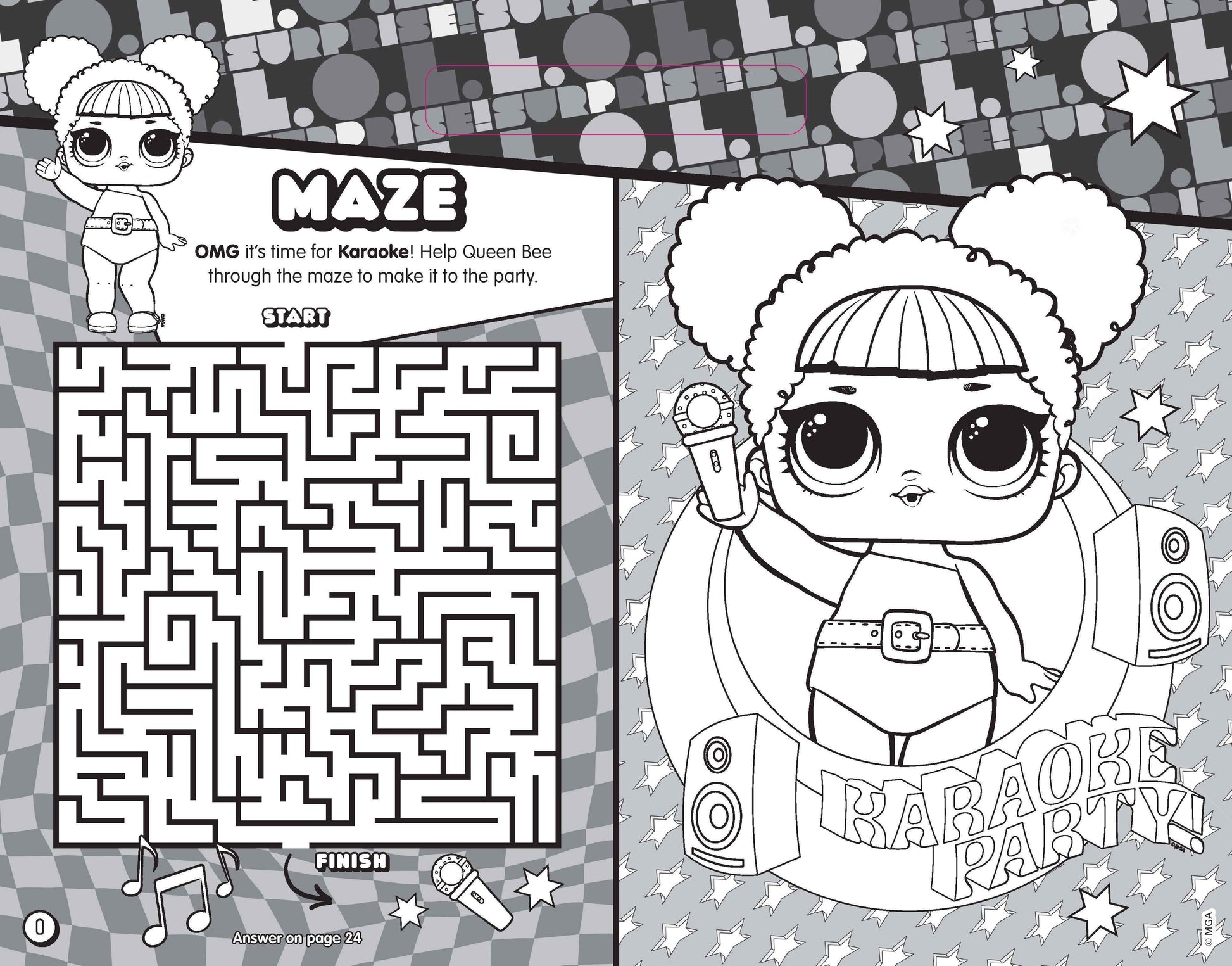 L.O.L Surprise! - Giant Activity Pad - Funtastic! — inside page 1