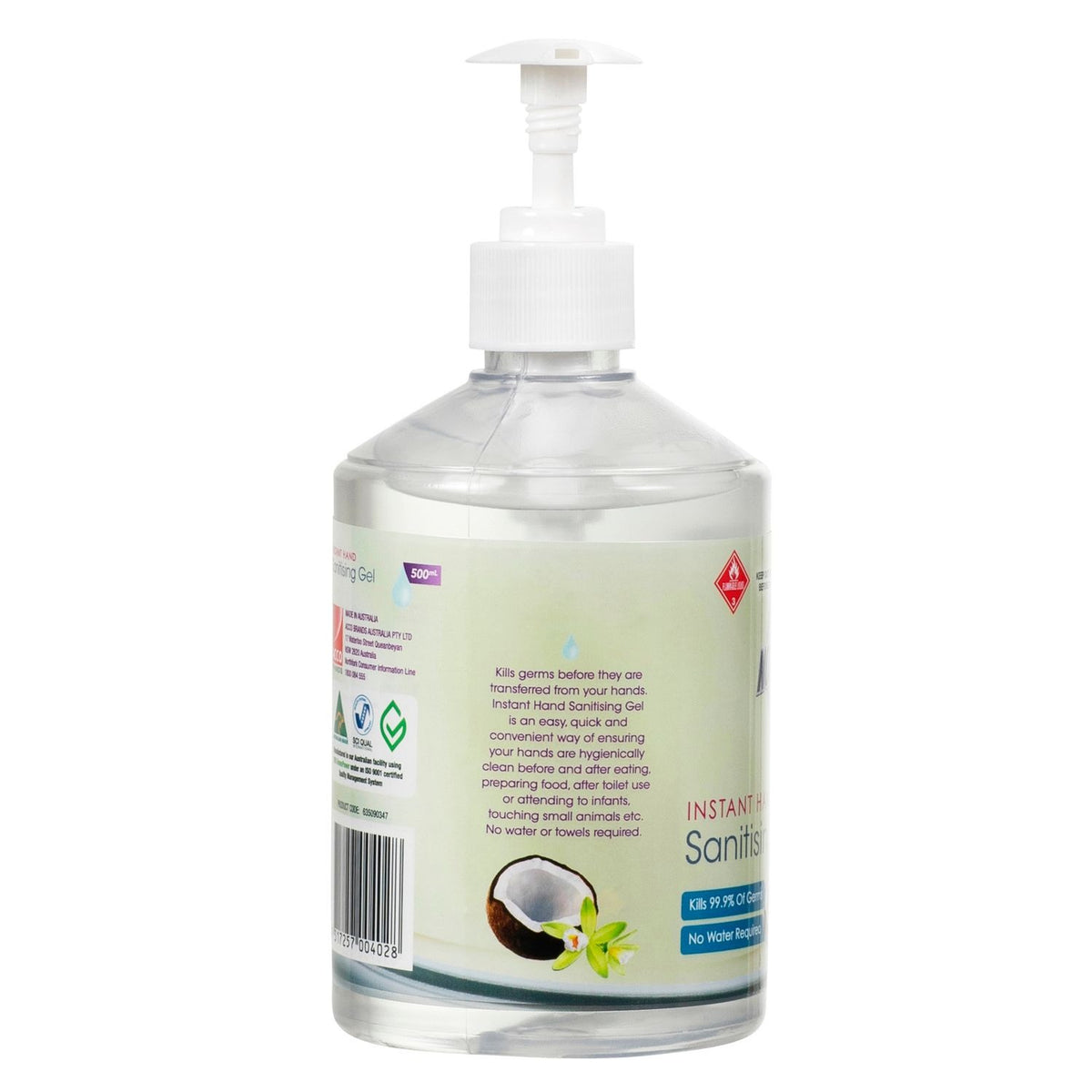 Northfork Hand Sanitising Gel Coconut - 500ml - view 2