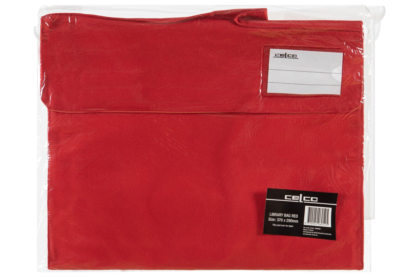 Celco Library Bag - Red (Pack of 10)
