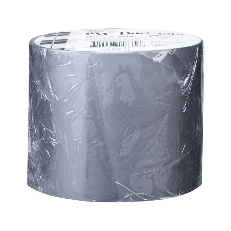 3M 1353 Tartan PVC Duct Tape - Grey - 75mm x 30m (Box of 24)