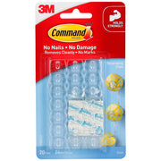 Command Mini Decorating Clips — Pack of 20 (17026CLR)