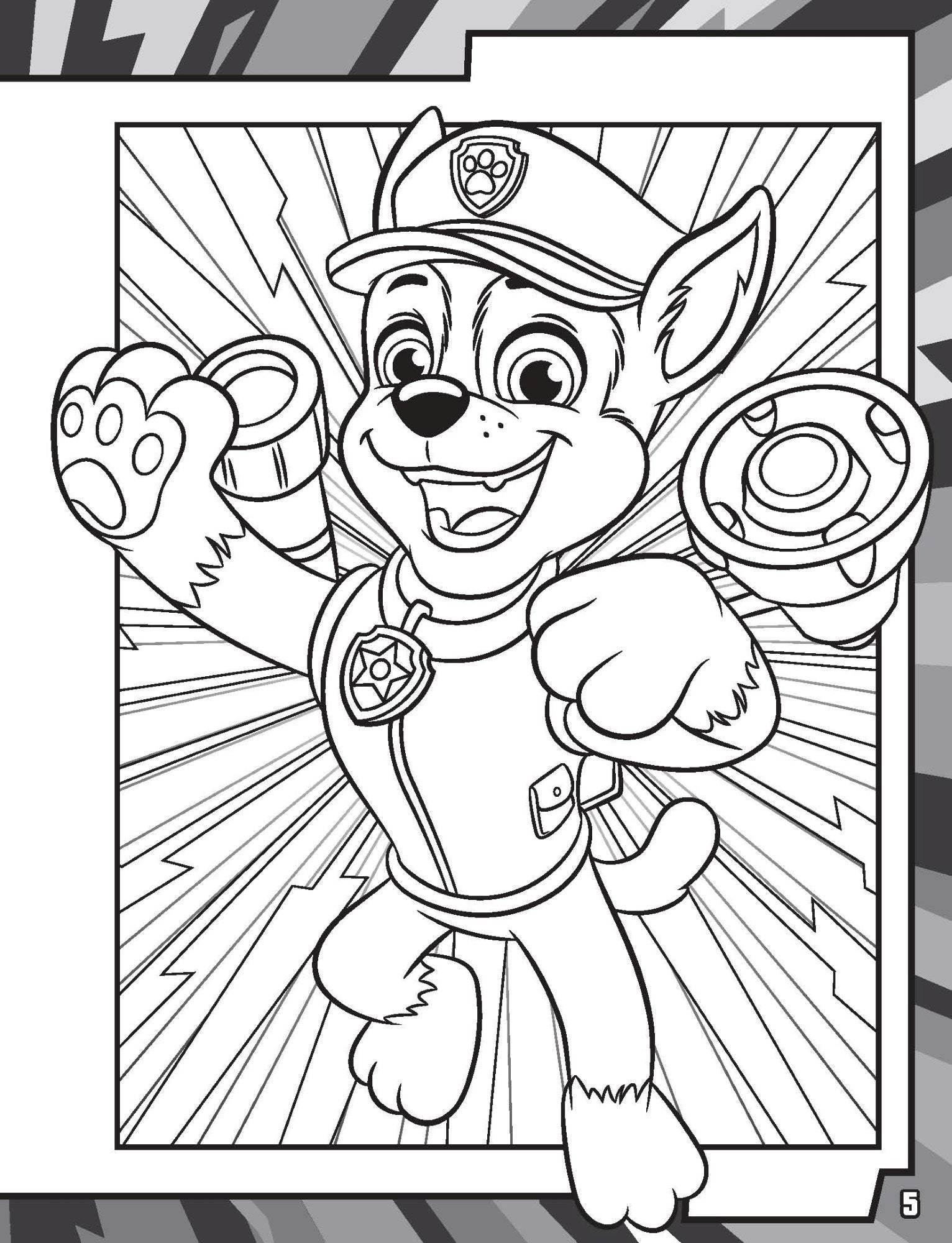 PAW Patrol - Mega Colouring Book - To the Rescue! — inside page 4