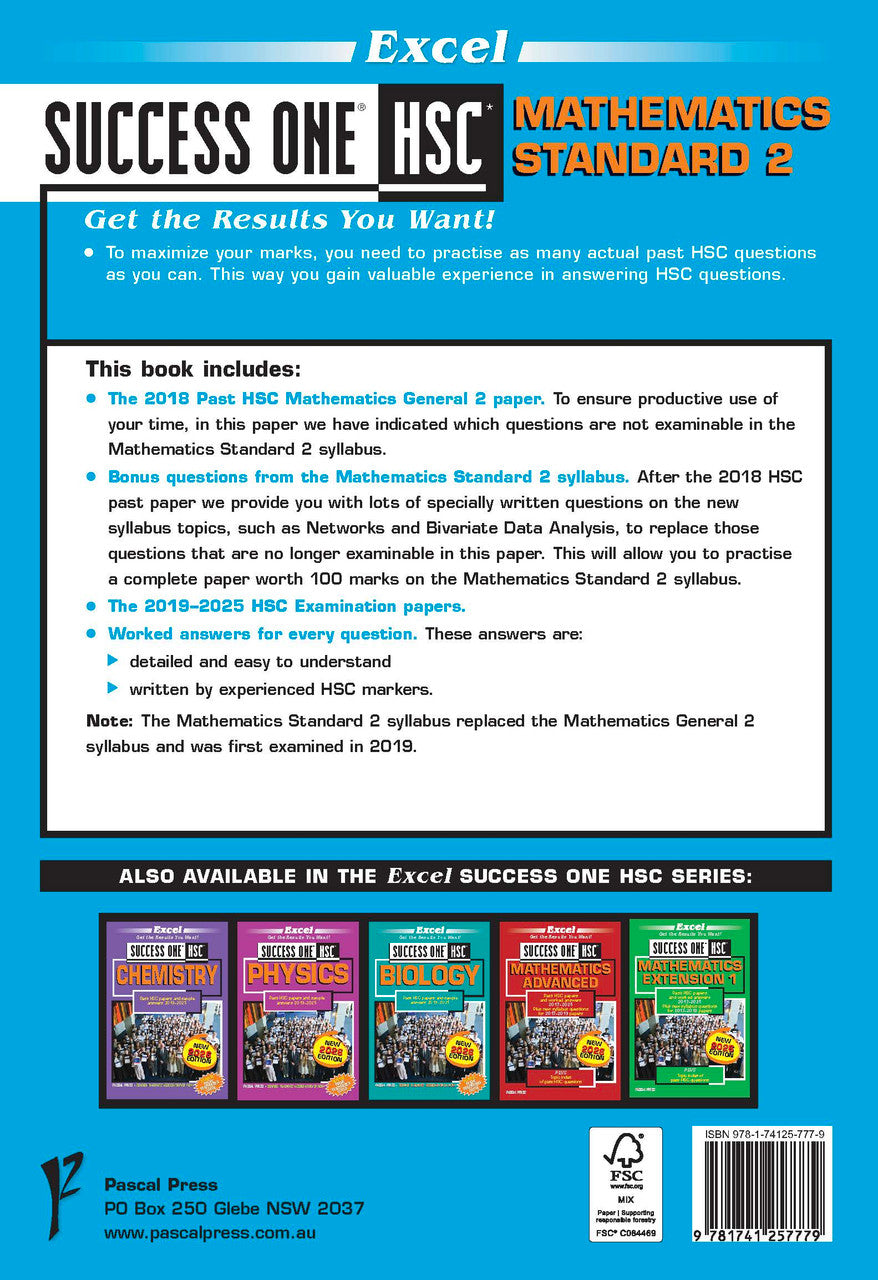Excel Success One HSC Mathematics Standard 2 2026 Edition — inside page 14