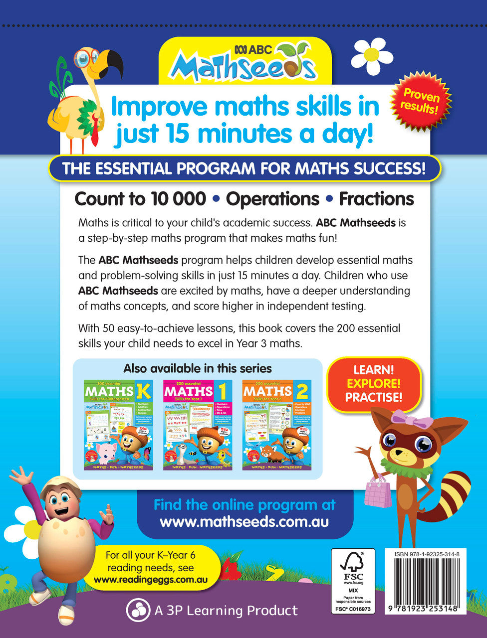 ABC Mathseeds Maths Skills Year 3 — inside page 11