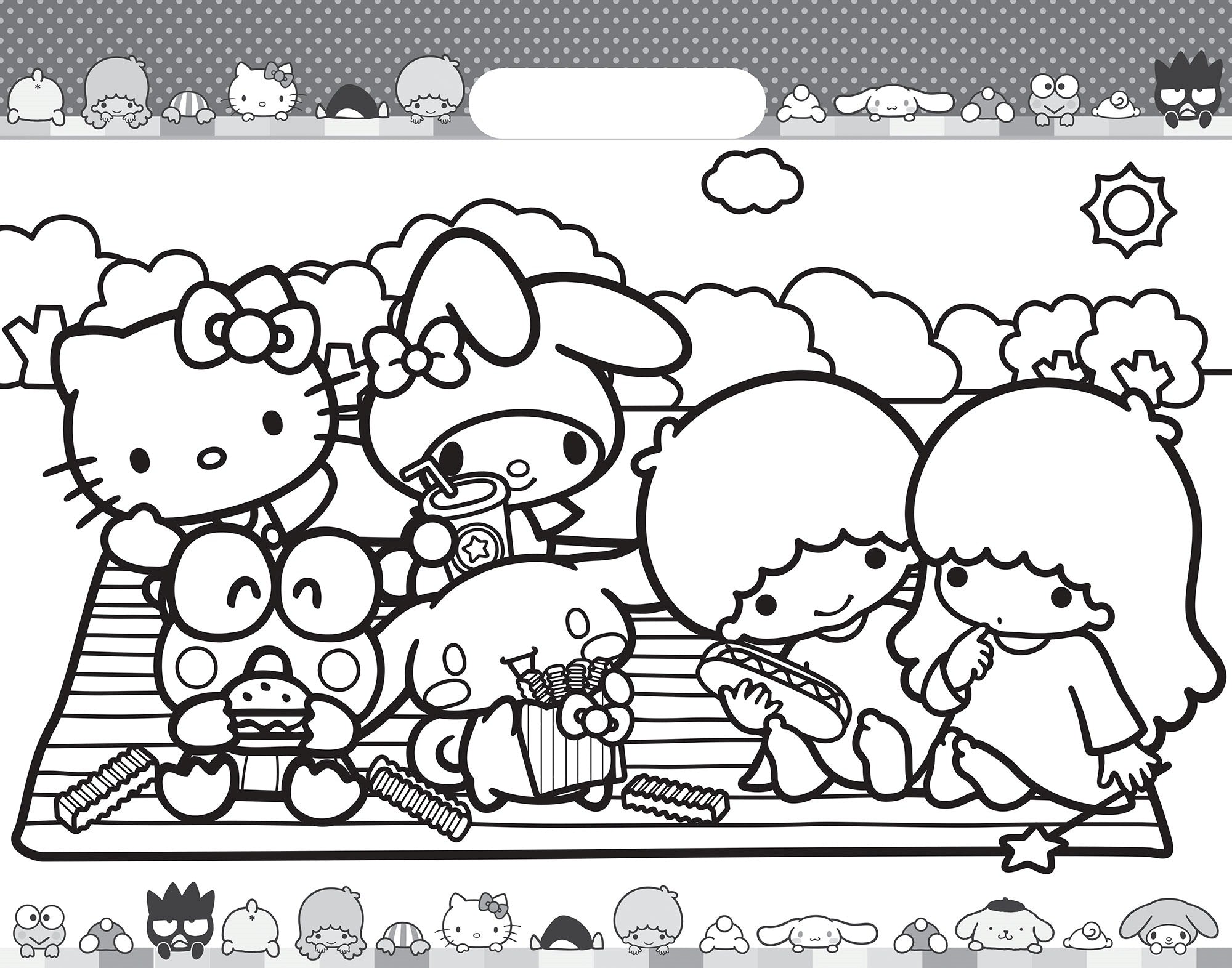 Hello Kitty and Friends - Giant Activity Pad — inside page 1