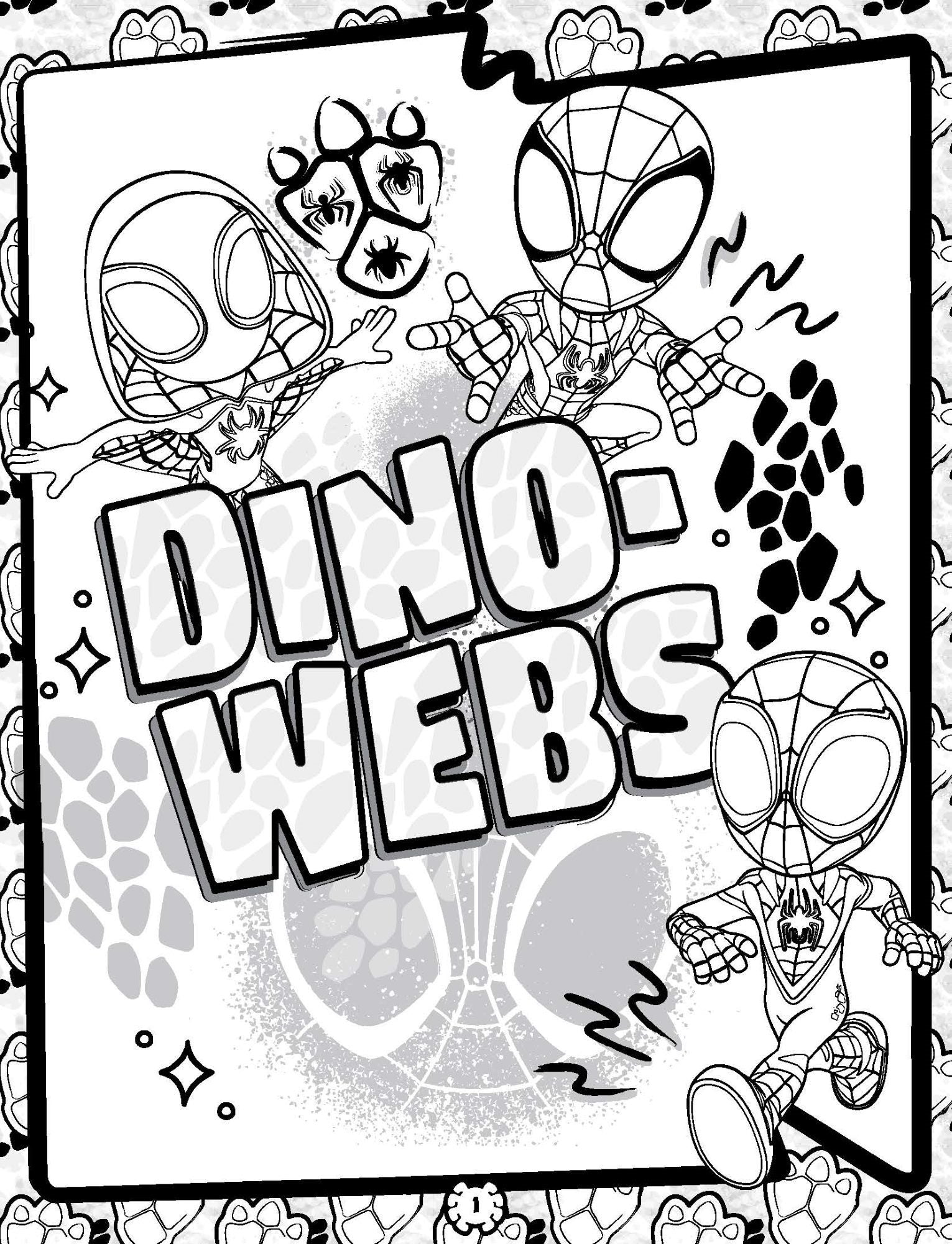 Spidey and His Amazing Friends - Activity Kit - Dino Webs — inside page 2