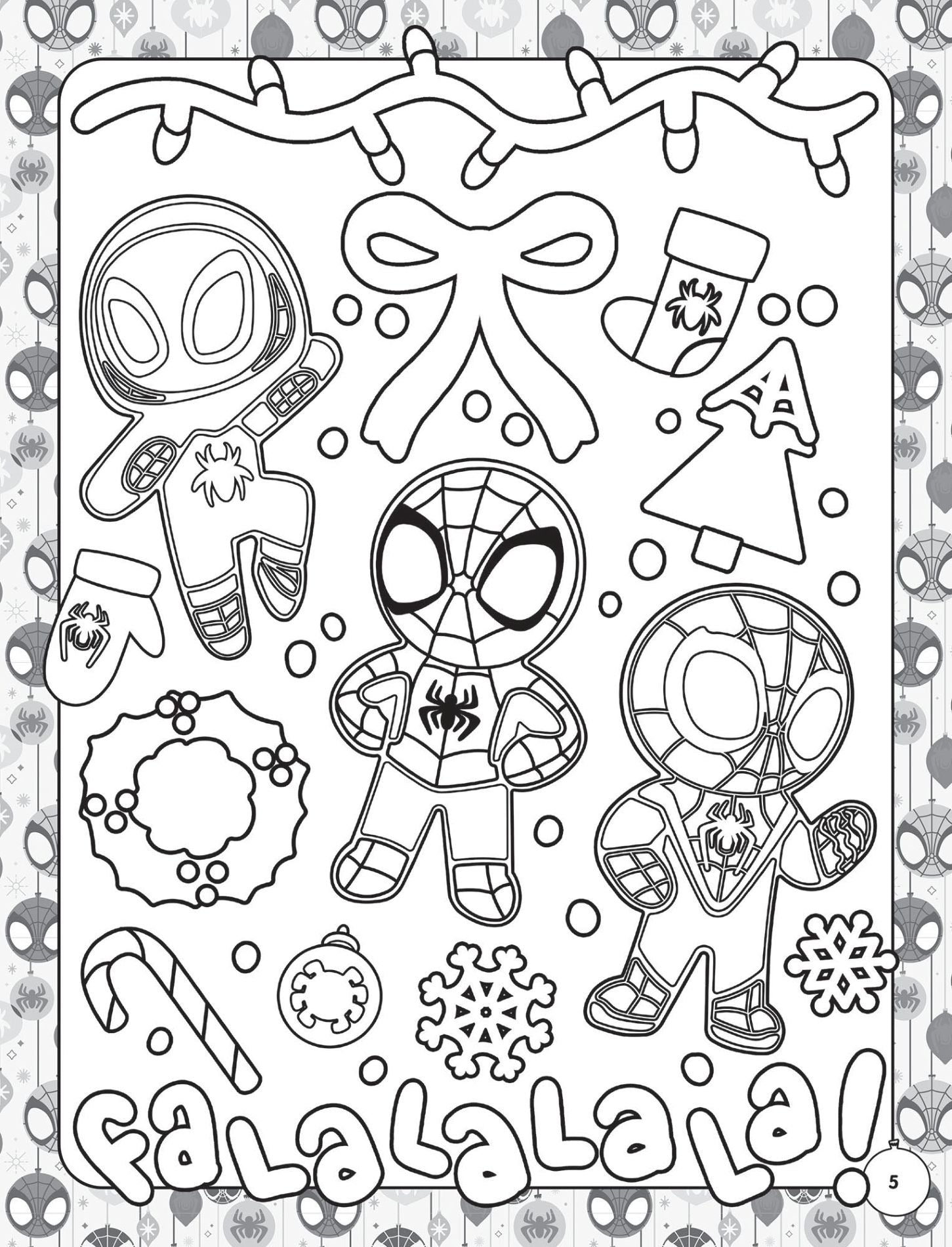 Spidey and His Amazing Friends - Activity Kit - Christmas — inside page 3