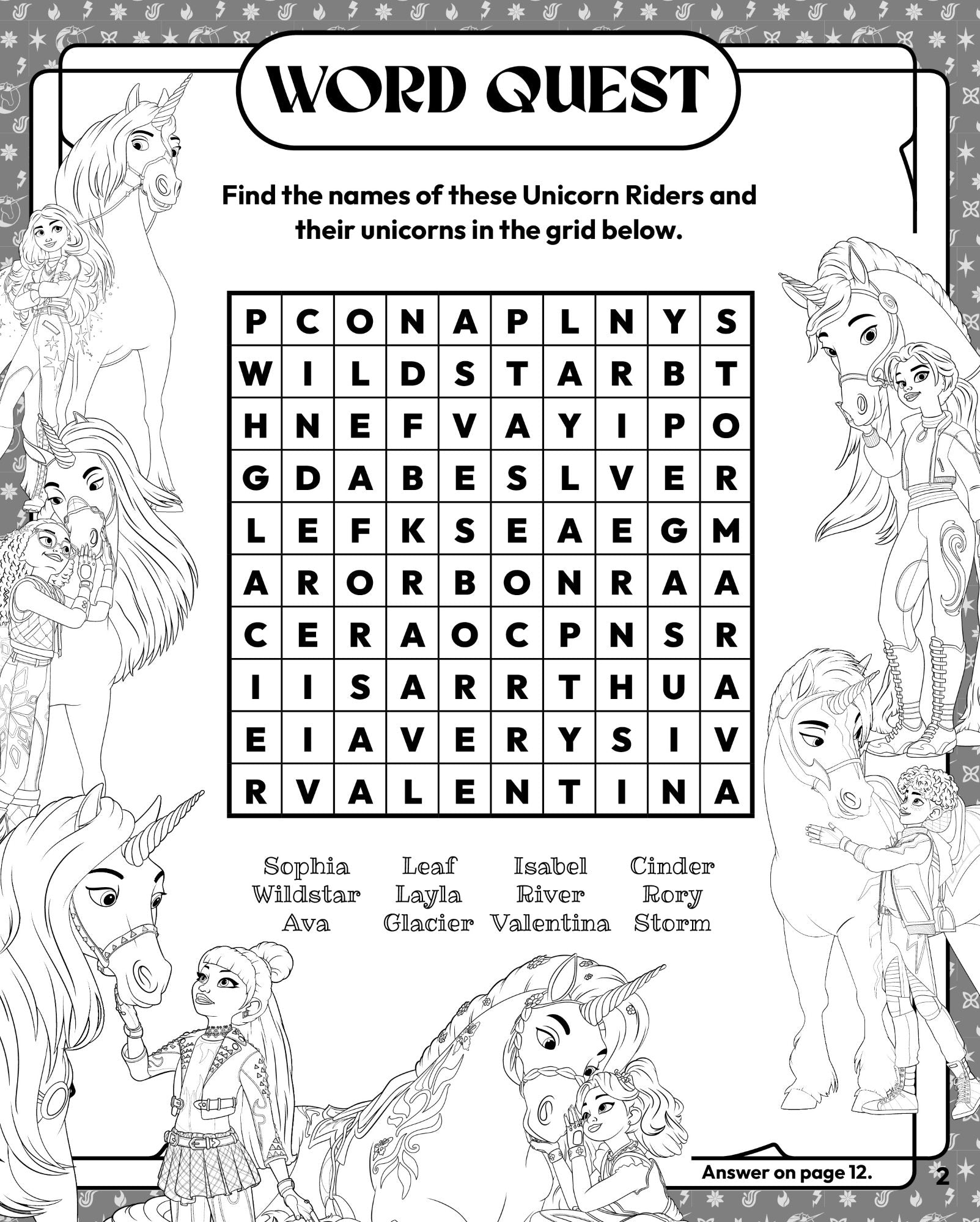 Unicorn Academy - Activity Fun Pack — inside page 2