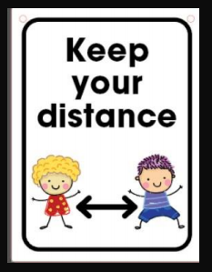 Wall Sign - Keep Your Distance