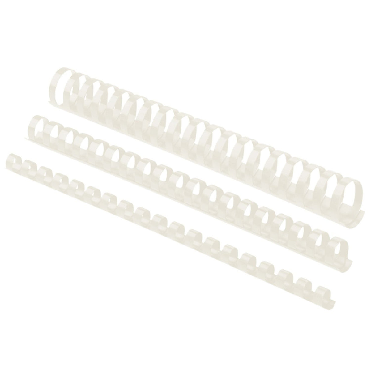 GBC Plastic Binding Combs 10mm - White (Pack of 100)