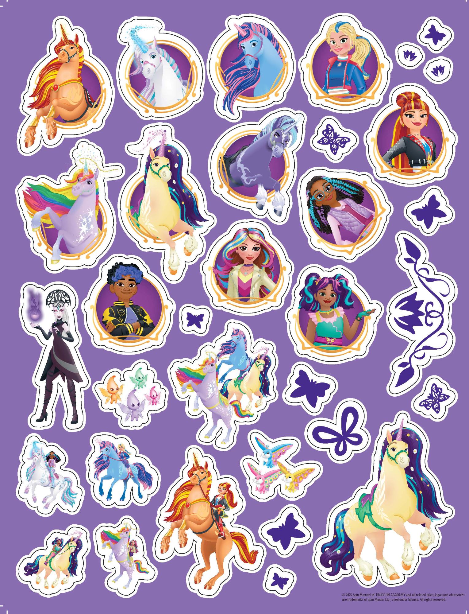 Unicorn Academy - Ultimate Sticker Fun — inside page 1