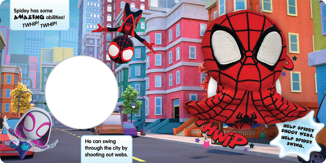 Spidey and His Amazing Friends - Hand Puppet Book - Spidey — inside page 2
