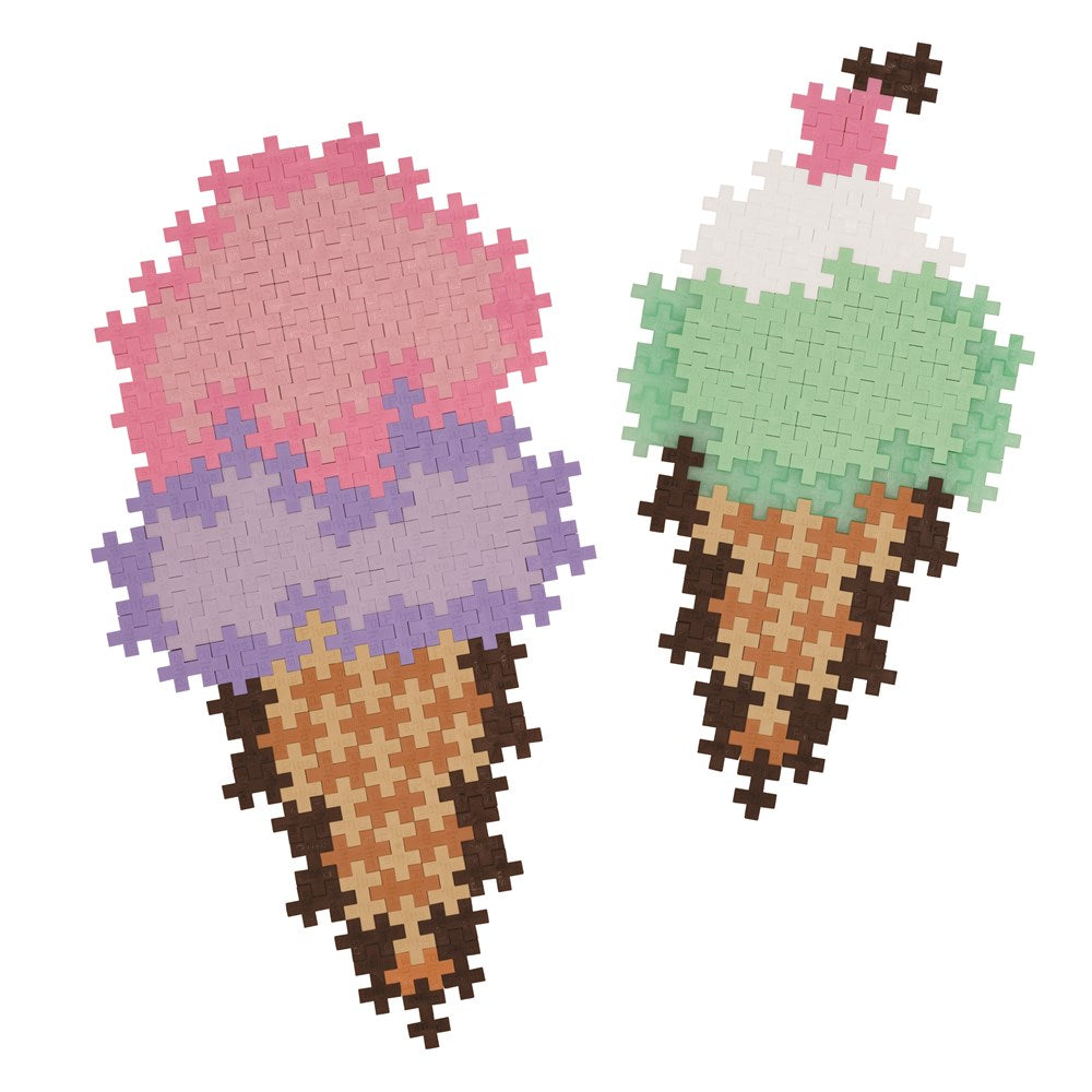 Plus-Plus Puzzle by Number - Ice Cream Cones - 250pcs - view 3