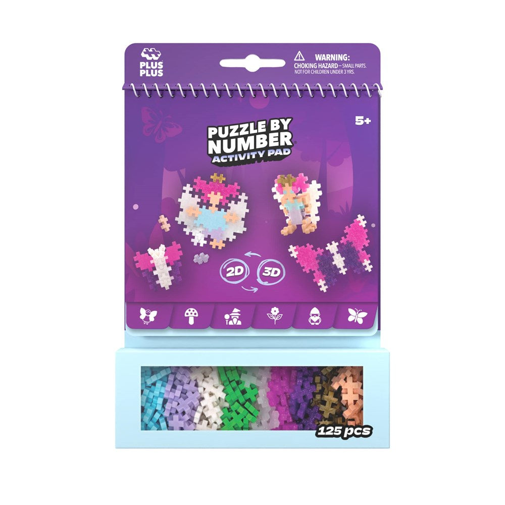 Plus-Plus Activity Pad - Puzzle By Number - Enchanted Forest
