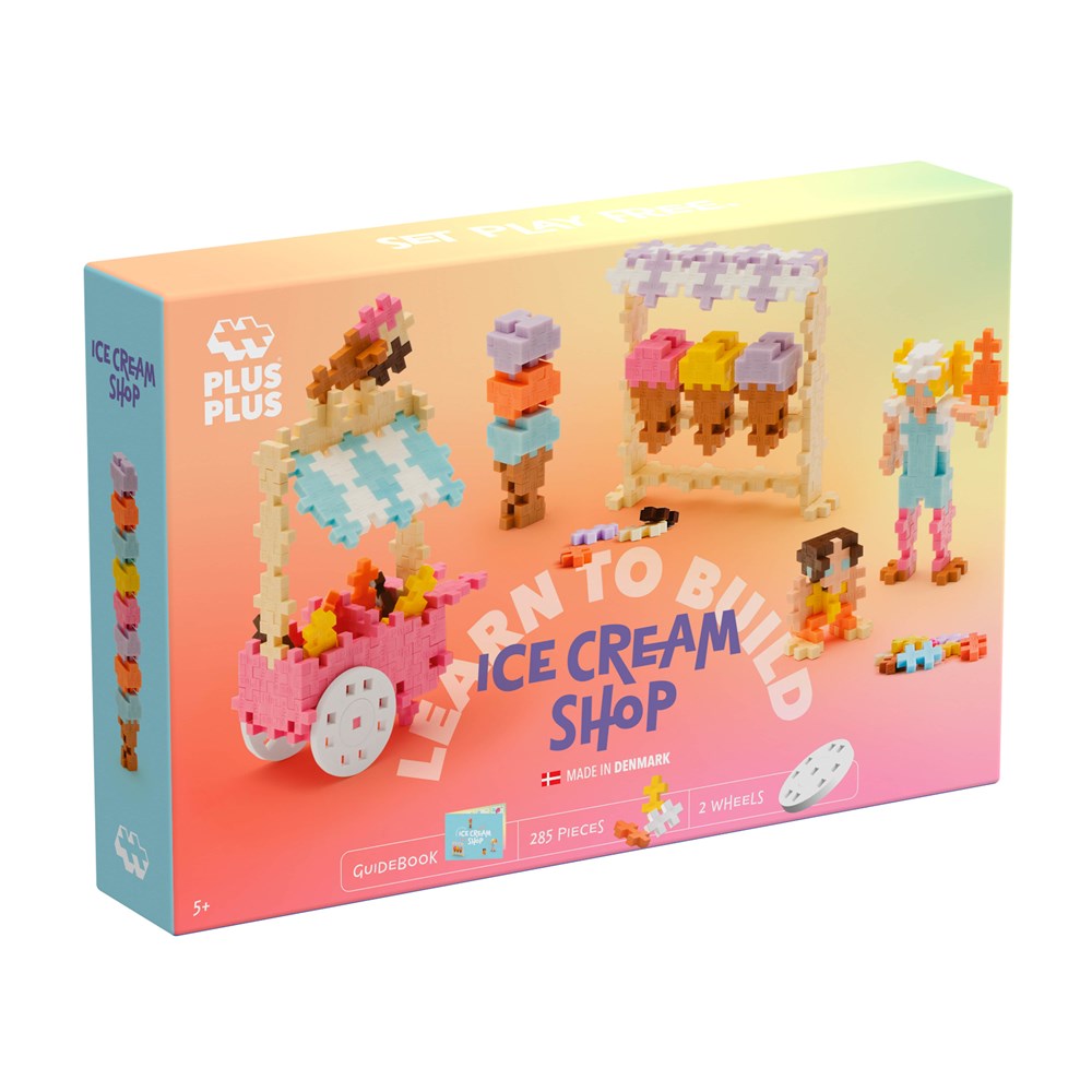 Plus-Plus Learn to Build - Ice Cream Shop