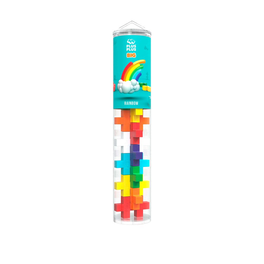 Plus-Plus BIG Rainbow - 15pc Tube