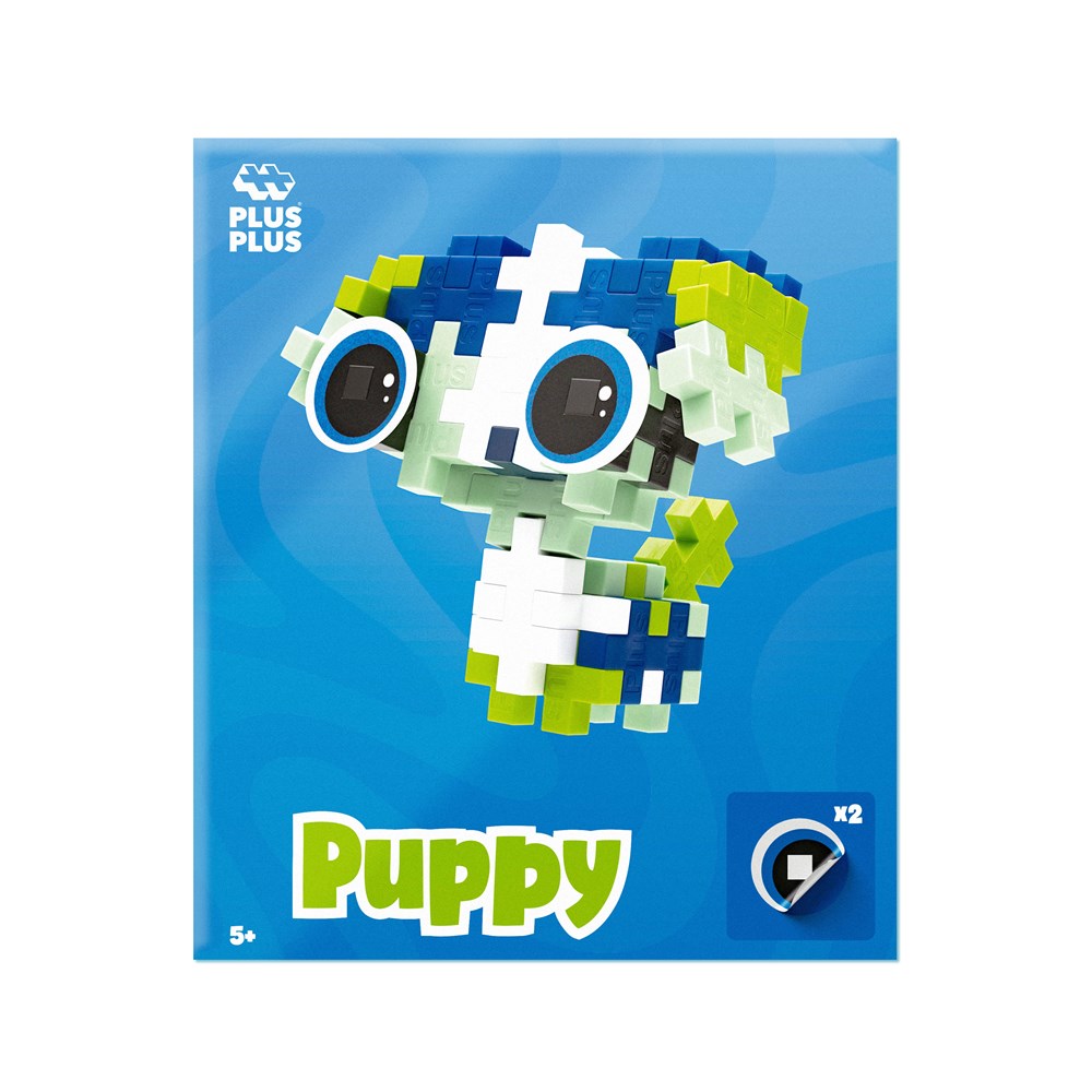 Plus-Plus Pet Packet - Playful Puppy