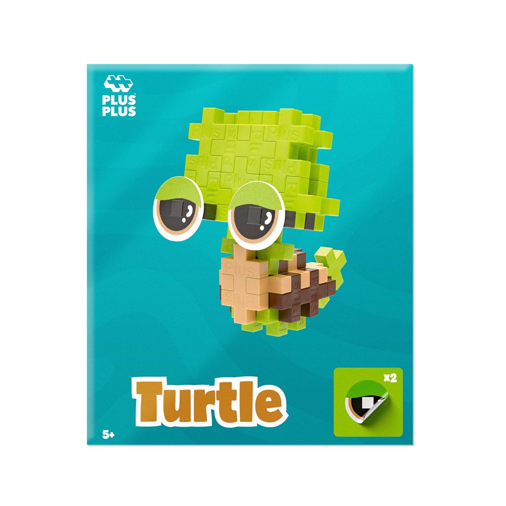 Plus-Plus Pet Packet - Tired Turtle