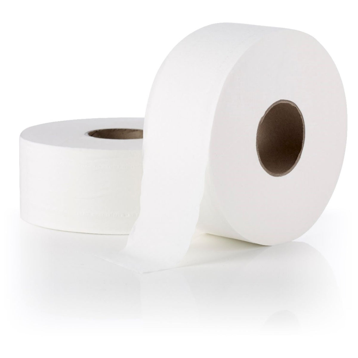 Livi Essentials Embossed Jumbo Toilet Rolls 2 Ply 300m (Box of 8) - view 3