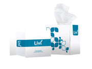 Livi Essentials Hypoallergenic Facial Tissues Cube 2 Ply 90 Sheets (Box of 24)