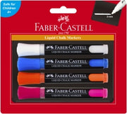 Marker Liquid Chalk - Faber-castell Asst Pk4