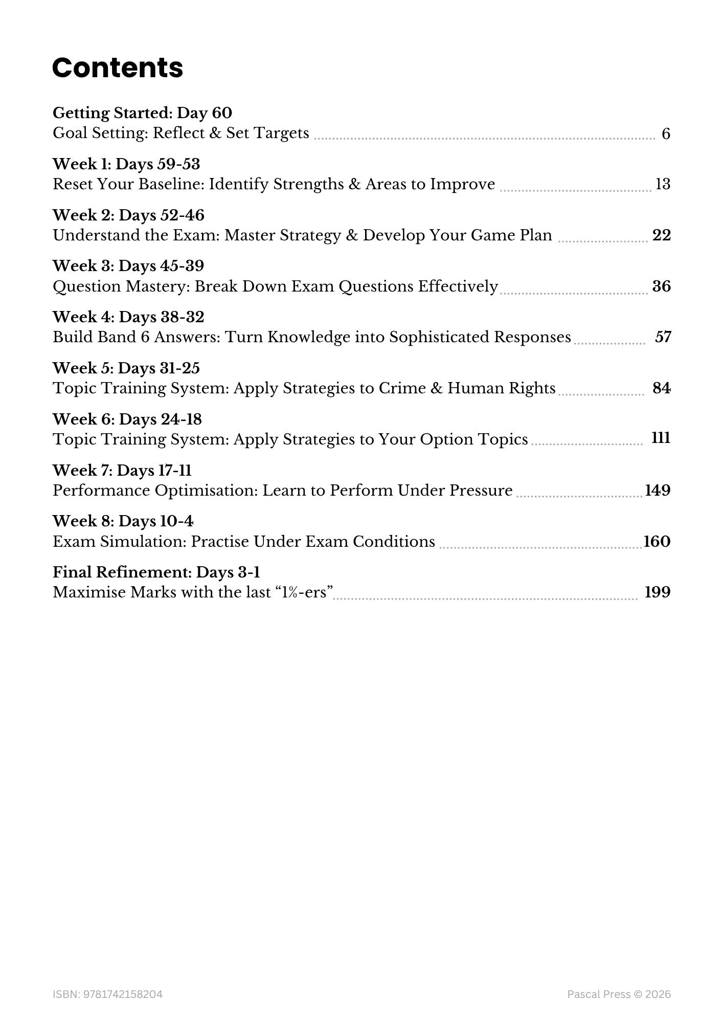 Excel 60 Days to Band 6 Legal Studies inside page 1 of 10