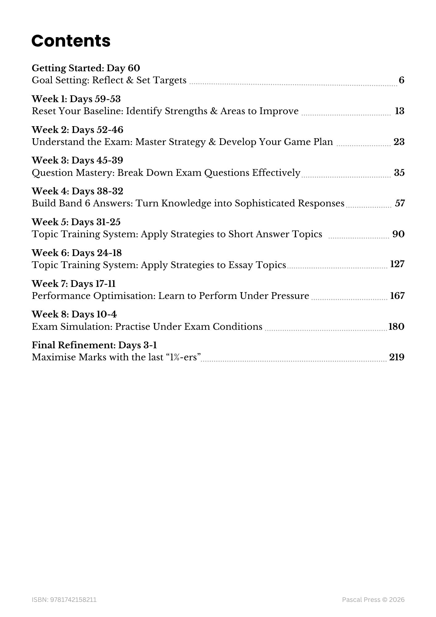 Excel 60 Days to Band 6 Modern History inside page 1 of 10