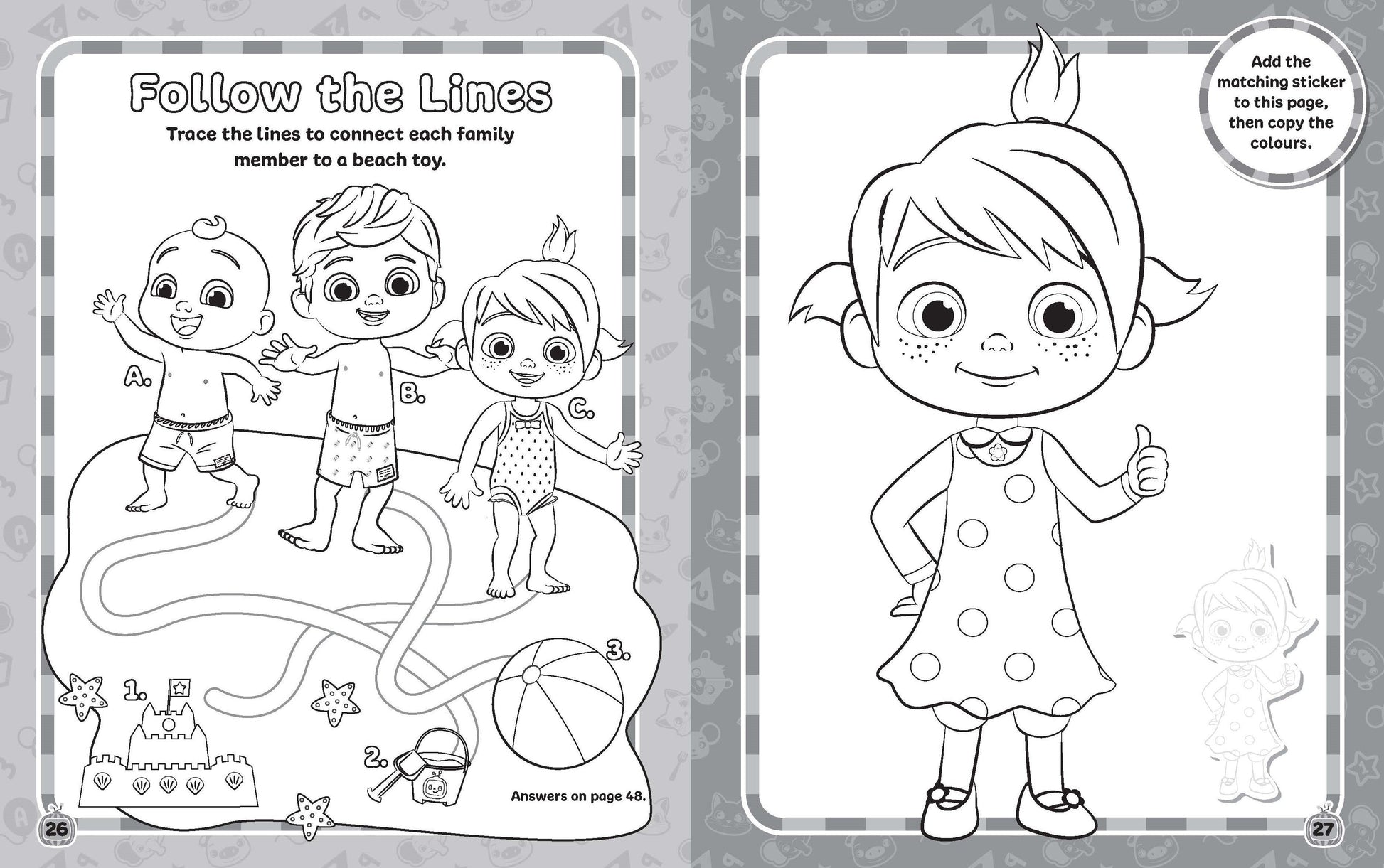 CoComelon - Ultimate Sticker Book — inside page 1