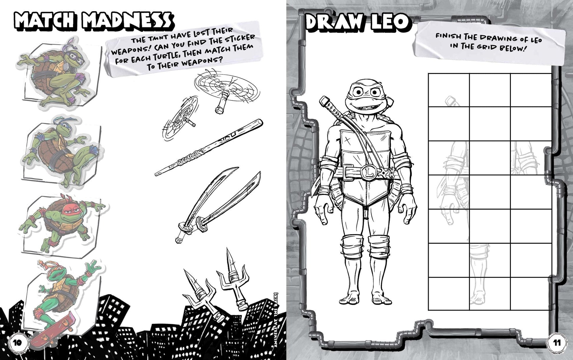 TMNT Mutant Mayhem - Ultimate Sticker Book — inside page 2