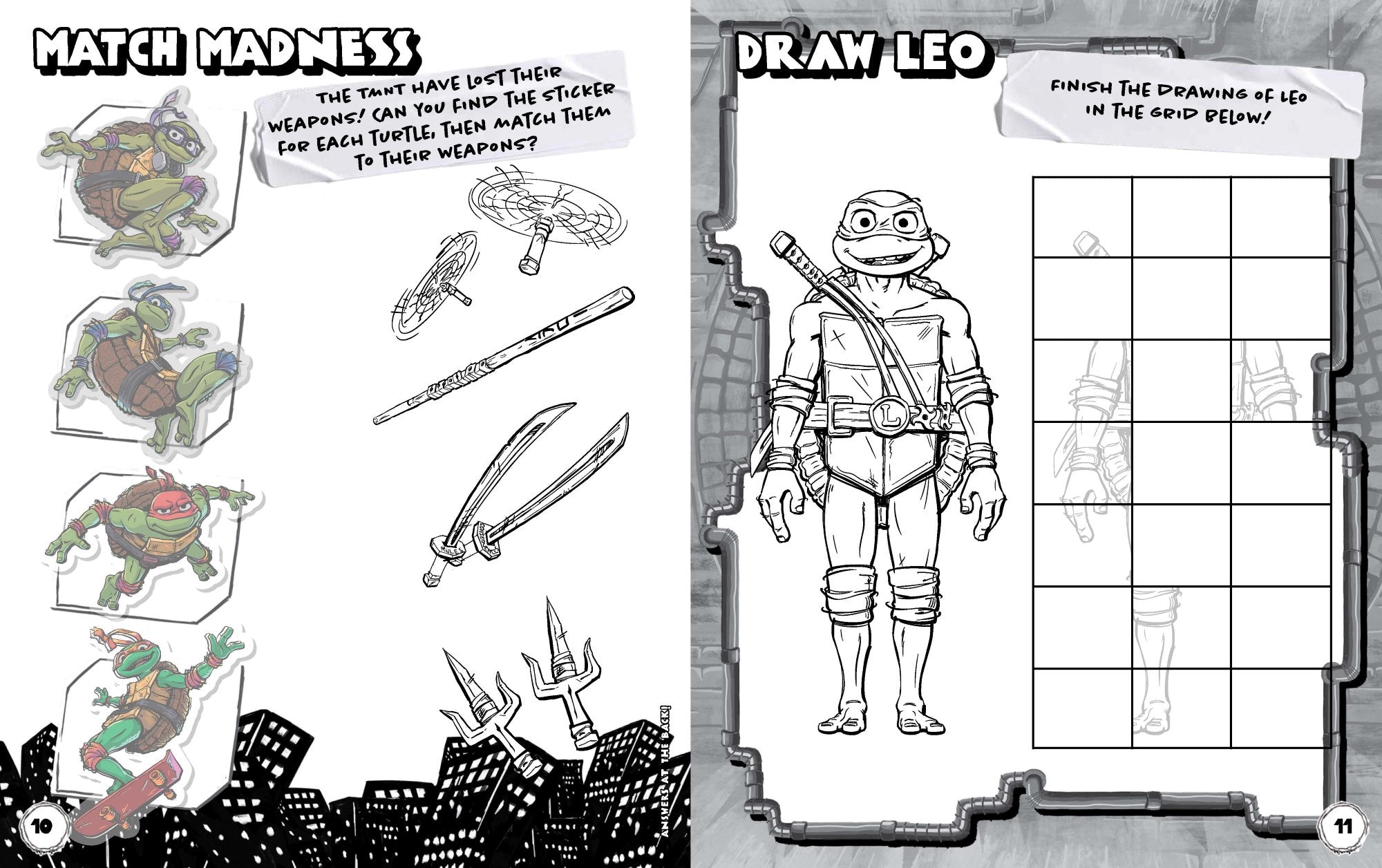 TMNT Mutant Mayhem - Ultimate Sticker Book — inside page 2