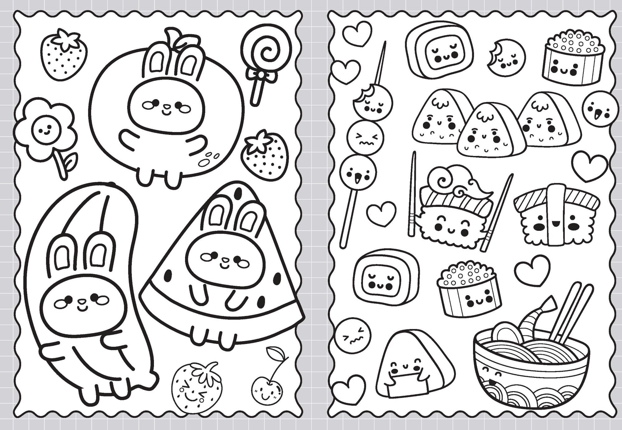 100% Cute - 32pp Colouring Book — inside page 3