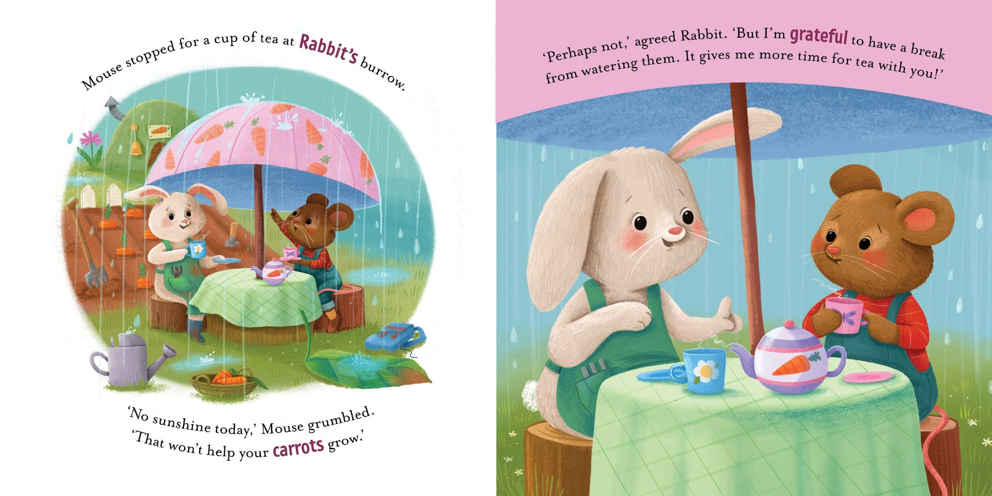 Story Time - Padded Board Book - Mouse Says Thanks — inside page 3