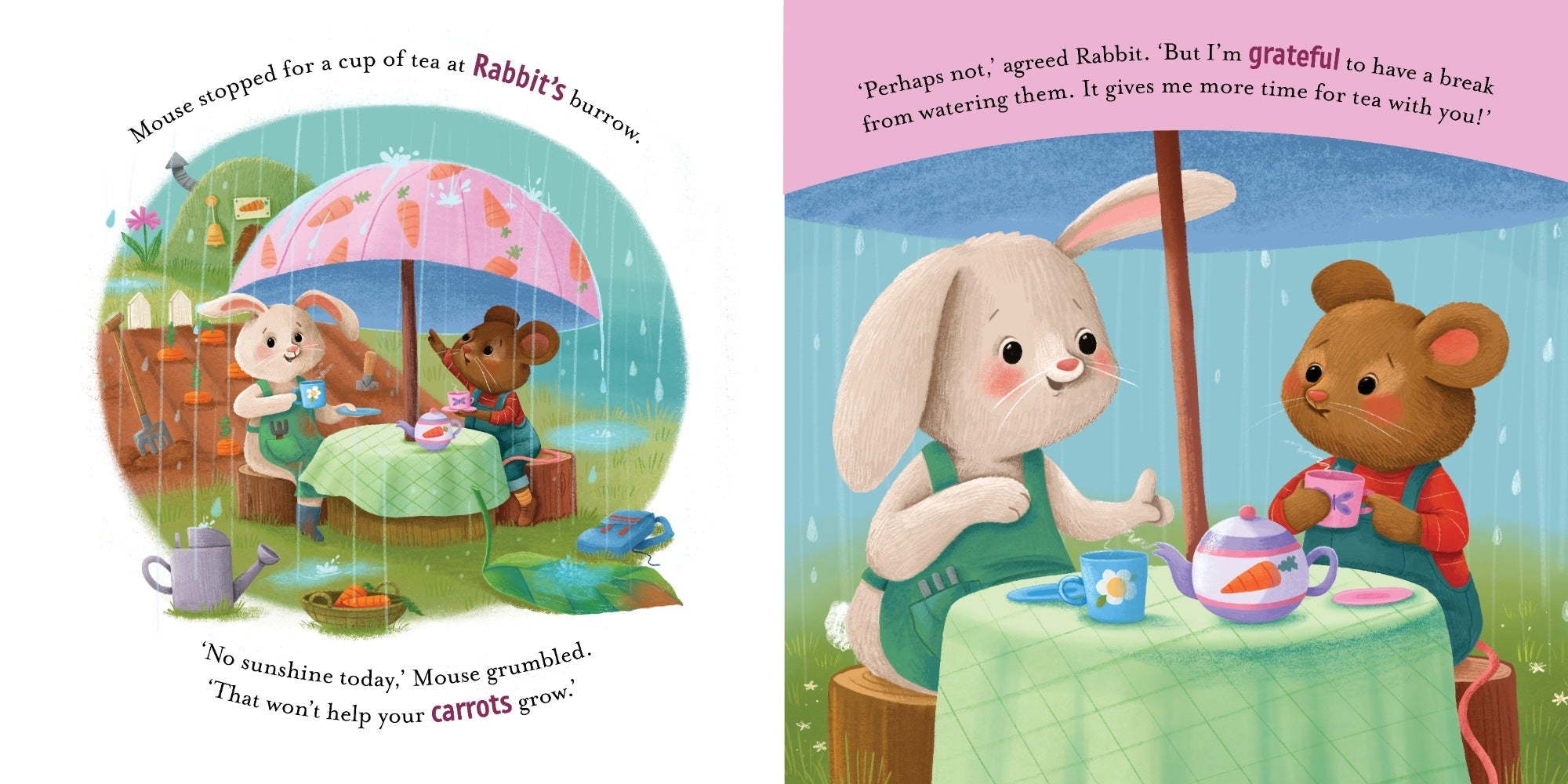 Story Time - Padded Board Book - Mouse Says Thanks — inside page 3