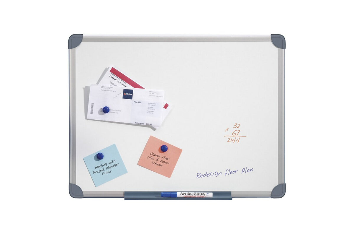 Quartet Basics Whiteboard Magnetic 1800 x 900mm
