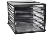 Esselte Desktop Filing Drawers A4 5D Black