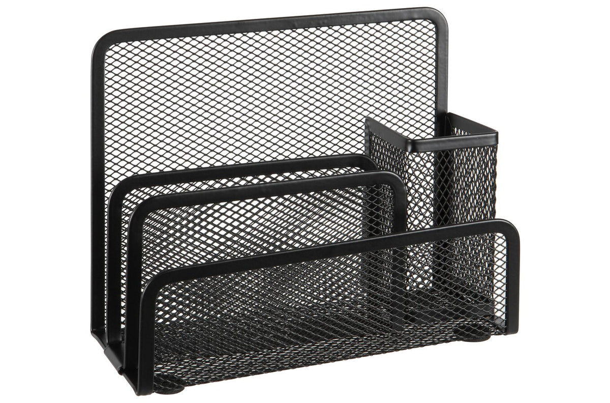 Esselte Mesh Desk Organiser Black
